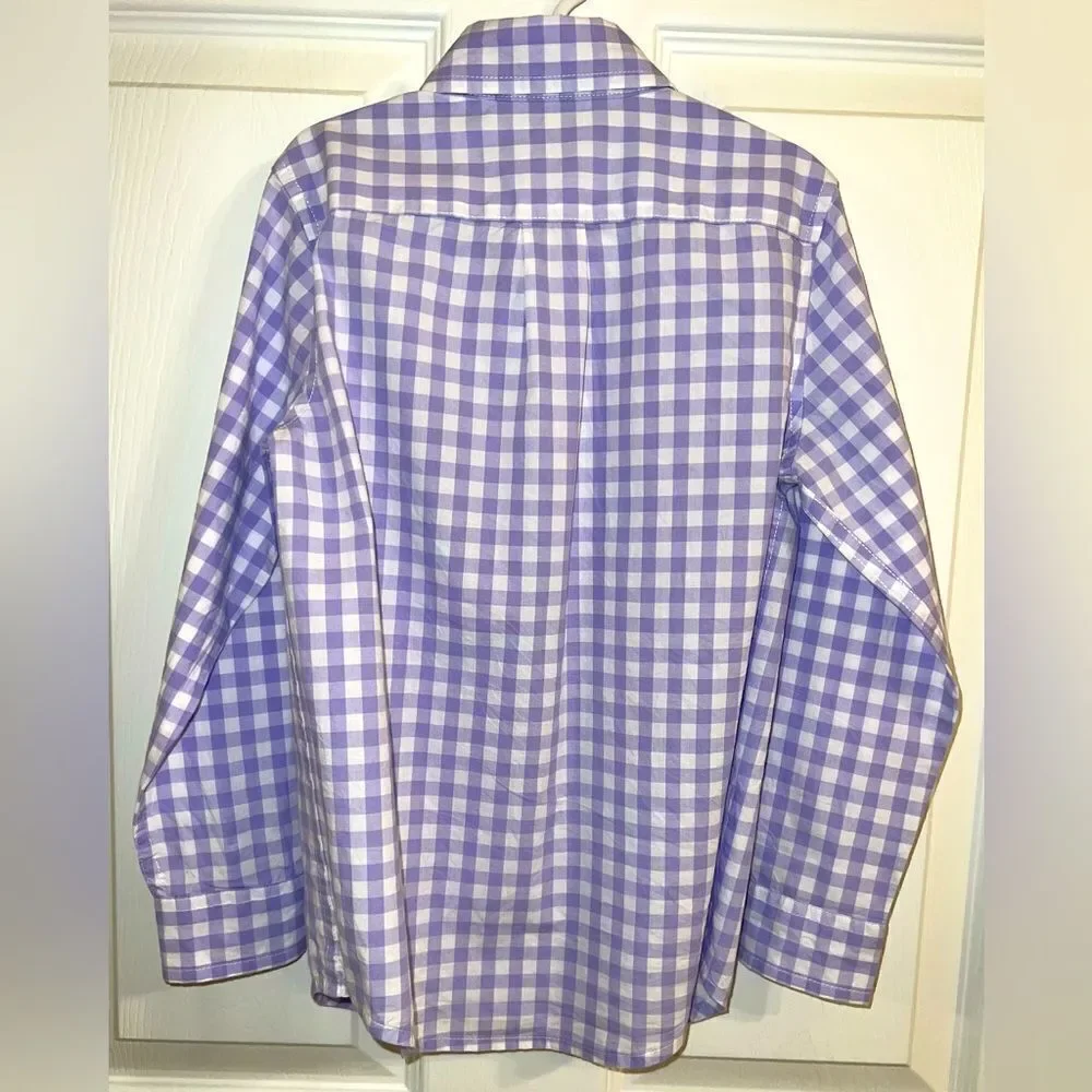 JANIE AND JACK LINEN COTTON BUTTON SHIRT 5 (BUNDLE OF 2)